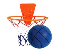 Pallacanestro Tranquilo Dribling Interior Y Baloncesto Suave Interior - No Hay Sonido Baloncesto Interior Con Aro,Sin Bola Deportiva De Ruido, Equipo De Rebote Suave Para Apartamentos En El Gimnasio