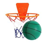 Pallacanestro Tranquilo Dribling Interior Y Baloncesto Suave Interior - No Hay Sonido Baloncesto Interior Con Aro,Sin Bola Deportiva De Ruido, Equipo De Rebote Suave Para Apartamentos En El Gimnasio
