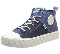 Palladium Ace Kids Mid Supply, Stivali Sneaker Unisex - Bambini e ragazzi, Blu, 35 EU