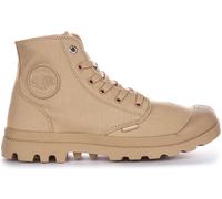 PALLADIUM con Lacci Mono Cromo Bordo Giù per Vegani Eva Uomo Stivale Oliva UK 4