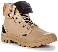 PALLADIUM Largo Città Guscio Micro Ripstop Militare Boot Khakibrown Misura UK 3