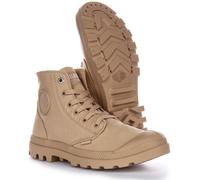 PALLADIUM con Lacci Mono Cromo Bordo Giù per Vegani Eva Uomo Stivale Oliva UK 4