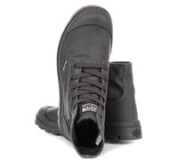 Palladium Mono Cromo per Vegani Comfort con Lacci Uomo Stivale IN Grigio Scuro