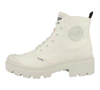 Palladium PALLABASE Twill, Scarpe da Ginnastica Donna, Bianco, 42 EU