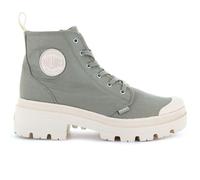 Palladium Pallabase Twill, Stivali Donna, Grigio, 40 EU