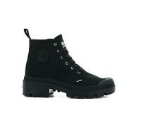 Palladium Pallabase Twill, Stivali Donna, Nero (008), 37.5 EU