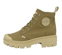 Palladium Pallabase Twill, Stivali Donna, Verde (Scuro), 39 EU