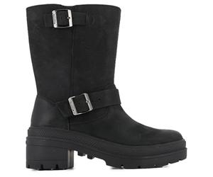 Palladium Pallarise Roadster L Stivali alla moda da donna, neri, 37, Nero, 37 EU