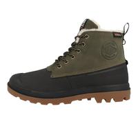 Palladium Pampa Duck WL WP+, Ankle Boot Unisex-Adulto, Olive Night, 40 EU