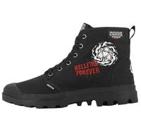 Palladium Pampa Hellfir, Ankle Boot Unisex-Adulto, all Black, 41 EU
