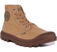 PALLADIUM Pampa Hi Linea Legno con Lacci Tela Interno Stivaletto Sand Uomo UK 6