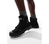 Palladium - Pampa HI - Scarpe alte nere con zip-Nero 35.5