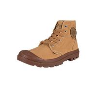 PALLADIUM Pampa Hi Linea Legno con Lacci Tela Interno Stivaletto Sabbia Da UK 6