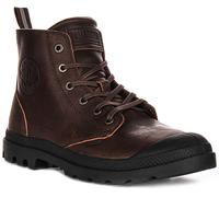 Palladium pampa Hi Zip Leather Ess - Uomo Stivali di Pelle Braun 76888-008 boot