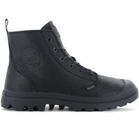 PALLADIUM Pampa Hi Zip Leather Ess - Uomo Stivali In Pelle Neri 76888-008 Boot