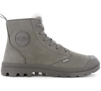 PALLADIUM Pampa Hi Zip WL - Uomo Invernale Boots 05982-281-M Pelle Grigia