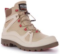 Palladium Pampa Lite+ Cage Waterproof Canvas Lace Up Boots Beige Uomo EU 36-46
