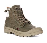 Palladium - Pampa - Stivaletti trapuntati color oliva-Verde 46