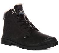 Palladium SP20 Polsino Lth Impermeabile Lana Caviglia Stivali Uomo Nero UK 7 -