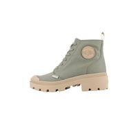 Palladium Donna PALLABASE Twill Stivaletto, Verde, 37.5 EU, verde, 37.5 EU