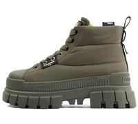 Palladium Women's Revolt Boot Overcush Sneaker, Verde, 42 EU