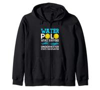 Pallanuoto Cosa succede sott'acqua Rimane sott'acqua Felpa con Cappuccio