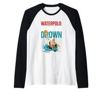 Pallanuoto Dominare Annegare Atletico Spirito Maglia con Maniche Raglan