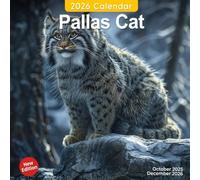 Pallas Cat Calendar 2026: A Year of the Elusive and Mysterious Pallas Cat | Kalender Calendario Calendrier