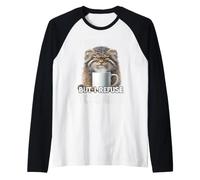 Pallas Cat Manul Humor T Pallas Cats Maglia con Maniche Raglan