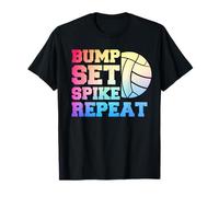 Pallavolo Bump Set Spike Repeat Beach Volley Maglietta