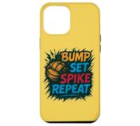 Pallavolo Bump Set Spike Repeat Colorful Corte Energia Custodia per iPhone 12 Pro Max
