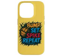 Pallavolo Bump Set Spike Repeat Colorful Corte Energia Custodia per iPhone 14 Pro