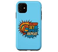 Pallavolo Bump Set Spike Repeat Player Energy Look Custodia per iPhone 11