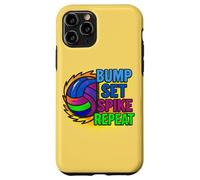 Pallavolo Bump Set Spike Ripetere Gioco Day Vibes Custodia per iPhone 11 Pro