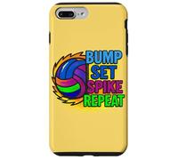 Pallavolo Bump Set Spike Ripetere Gioco Day Vibes Custodia per iPhone 7 Plus/8 Plus