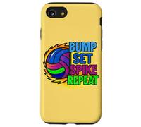 Pallavolo Bump Set Spike Ripetere Gioco Day Vibes Custodia per iPhone SE (2020) / 7/8