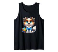 Pallavolo Divertente Collie Cane Sportivo Canotta