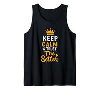 Pallavolo Keep Calm And Trust The Setter Giocatore Pallavolo Canotta
