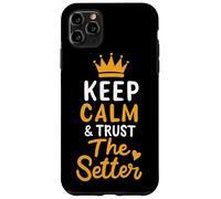 Pallavolo Keep Calm And Trust The Setter Giocatore Pallavolo Custodia per iPhone 11 Pro Max