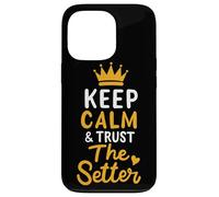 Pallavolo Keep Calm And Trust The Setter Giocatore Pallavolo Custodia per iPhone 13 Pro