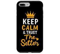 Pallavolo Keep Calm And Trust The Setter Giocatore Pallavolo Custodia per iPhone 7 Plus/8 Plus