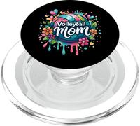 Pallavolo Mamma Colorful Pallavolo Cuori Giorno Gioco Per Le Donne PopSockets PopGrip per MagSafe