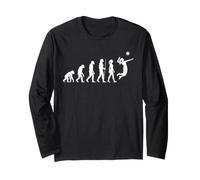 Pallavolo Ragazza Evoluzione Divertente Giocatore Design Maglia a Manica