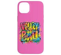 Pallavolo Ragazze Graffiti Paint Splash Womens Sport Graphic Custodia per iPhone 14 Plus