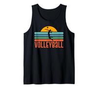 Pallavolo Retro Giocatore Tramonto Sportivo Canotta