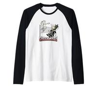 Pallavolo Set Scacchi Scacchi Scacco Matto Vincente Spike Maglia con Maniche Raglan