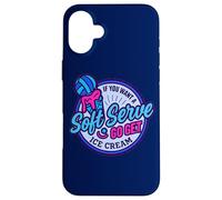 Pallavolo Soft Serve Go Get Ice Cream Player Fun Custodia per iPhone 16 Plus