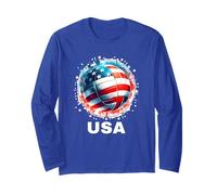 Pallavolo squadra USA Stati Uniti Bandiera americana Pallavolo Maglia a Manica