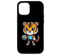 Pallavolo Tigre Carina Numero 3 Cucciolo Custodia per iPhone 12/12 Pro