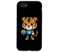 Pallavolo Tigre Carina Numero 3 Cucciolo Custodia per iPhone SE (2020) / 7/8
